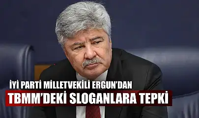 İYİ Parti Milletvekili Ergun'dan TBMM'deki sloganlara tepki