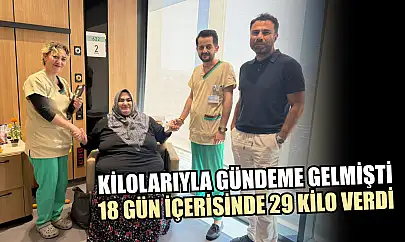 Kilolarıyla gündeme gelmişti: 18 gün içerisinde 29 kilo verdi