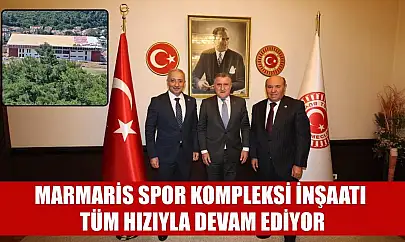 Marmaris Spor Kompleksi inşaatı tüm hızıyla devam ediyor