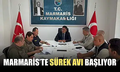Marmaris'te sürek avı başlıyor