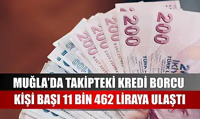 Muğla'da Takipteki Kredi Borcu Kişi Başı 11 Bin 462 Liraya Ulaştı