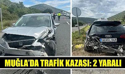Muğla'da trafik kazası: 2 yaralı