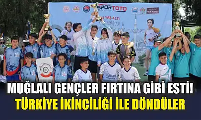 Muğlalı gençler fırtına gibi esti! Türkiye ikinciliği ile döndüler