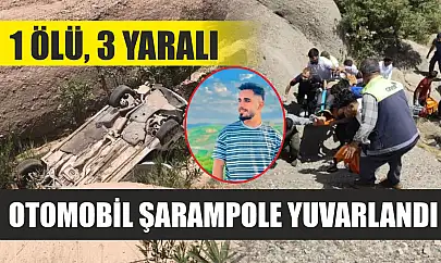 Otomobil şarampole yuvarlandı: 1 ölü, 3 yaralı