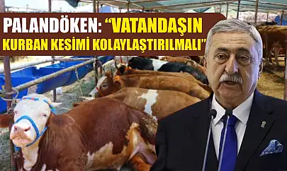 Palandöken: 'Vatandaşın kurban kesimi kolaylaştırılmalı'