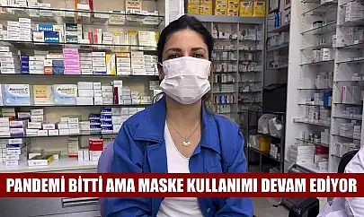 Pandemi bitti ama maske kullanımı devam ediyor
