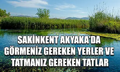 Sakinkent Akyaka'da görmeniz gereken yerler ve tatmanız gereken tatlar