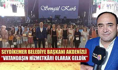 Seydikemer Belediye Başkanı Akdenizli, 'Vatandaşın hizmetkârı olarak geldik'