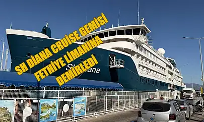 SH Diana Cruise Gemisi Fethiye Limanına Demirledi