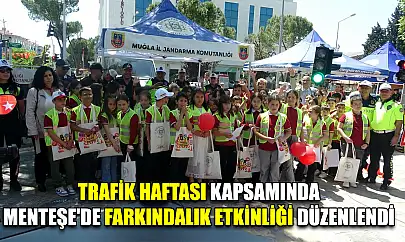 Trafik haftası kapsamında Menteşe'de farkındalık etkinliği düzenlendi