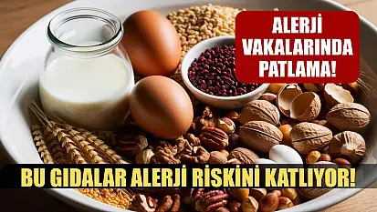 Alerji vakalarında patlama! Bu gıdalar alerji riskini katlıyor!