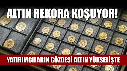 Altın Rekora Koşuyor! Yatırımcıların Gözdesi Altın Yükselişte