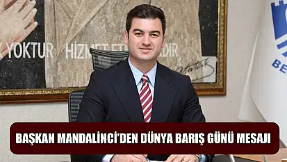 Başkan Mandalinci'den Dünya Barış Günü mesajı