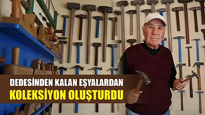 Dedesinden kalan eşyalardan koleksiyon oluşturdu