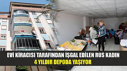 Evi kiracısı tarafından işgal edilen rus kadın 4 yıldır depoda yaşıyor