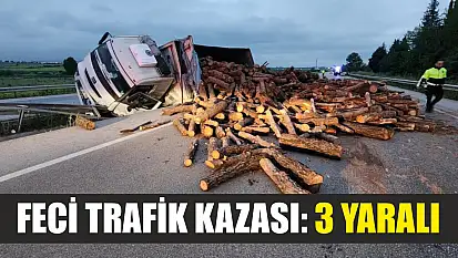Feci trafik kazası: 3 yaralı