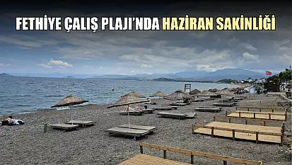 Fethiye Çalış Plajı'nda Haziran Sakinliği