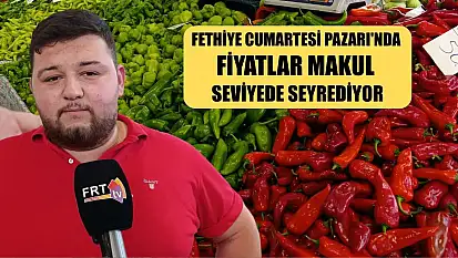 Fethiye Cumartesi Pazarı'nda fiyatlar makul seviyede seyrediyor