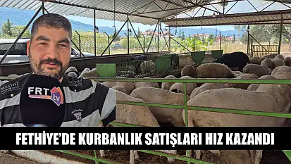 Fethiye'de kurbanlık satışları hız kazandı