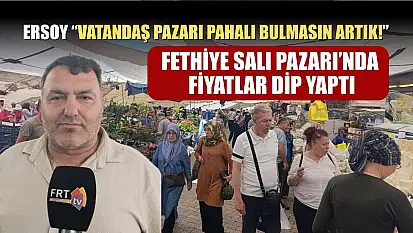 Fethiye Salı Pazarı'nda fiyatlar dip yaptı