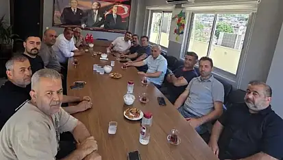 Fethiye Sanayi Esnaflarından MHP İlçe Başkanına Hayırlı Olsun Ziyareti