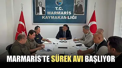 Marmaris'te sürek avı başlıyor