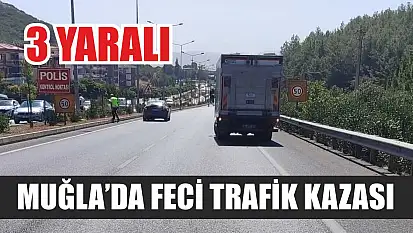 Muğla'da feci trafik kazası: 3 yaralı