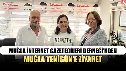 Muğla İnternet Gazetecileri Derneği'nden Muğla Yenigün'e ziyaret