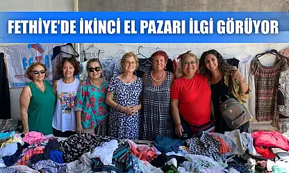 Fethiye'de İkinci El Pazarı İlgi Görüyor