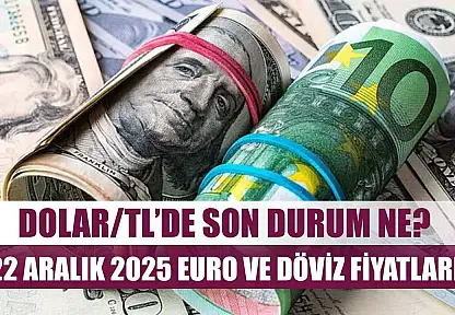 Dolar/TL'de son durum ne? 22 Aralık 2025 Euro ve döviz fiyatları