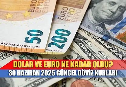 Dolar ve Euro Ne Kadar Oldu? 30 Haziran 2025 Güncel Döviz Kurları