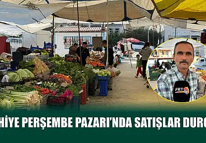 Fethiye Perşembe Pazarı'nda satışlar durgun