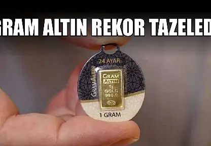 Gram altın rekor tazeledi