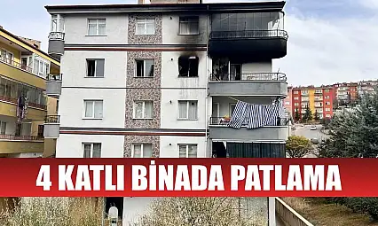 4 katlı binada patlama