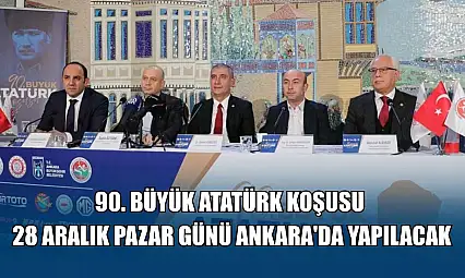 90. Büyük Atatürk Koşusu, 28 Aralık Pazar günü Ankara'da yapılacak