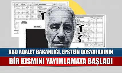 ABD Adalet Bakanlığı, Epstein dosyalarının bir kısmını yayımlamaya başladı