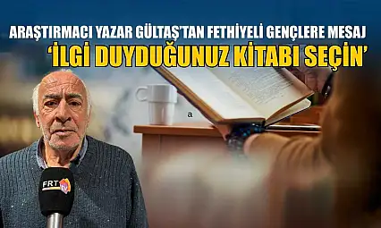 Araştırmacı Yazar Gültaş'tan Fethiyeli gençlere mesaj: 'İlgi duyduğunuz kitabı seçin'
