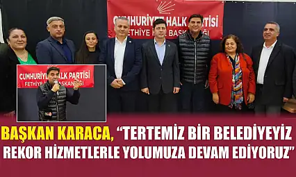 Başkan Karaca, 'Tertemiz bir belediyeyiz, rekor hizmetlerle yolumuza devam ediyoruz'