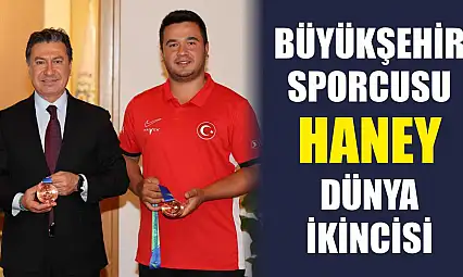 Büyükşehir Sporcusu Haney Dünya İkincisi