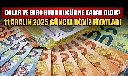 Dolar ve Euro kuru bugün ne kadar oldu?  11 Aralık 2025 güncel döviz fiyatları