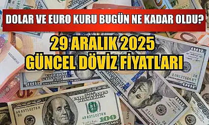 Dolar ve Euro kuru bugün ne kadar oldu?  29 Aralık 2025 güncel döviz fiyatları