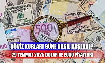 Döviz Kurları Güne Nasıl Başladı? 29 Temmuz 2025 Dolar ve Euro Fiyatları