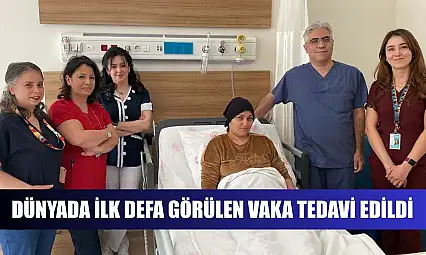 Dünyada ilk defa görülen vaka tedavi edildi