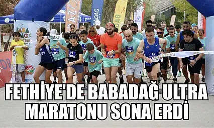 Fethiye'de Babadağ Ultra Maratonu sona erdi