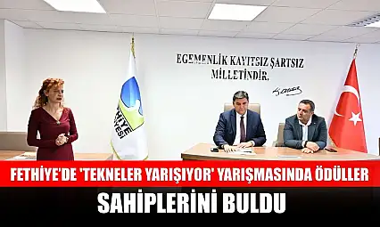 Fethiye'de 'Tekneler Yarışıyor' yarışmasında ödüller sahiplerini buldu