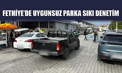 Fethiye'de uygunsuz parka sıkı denetim