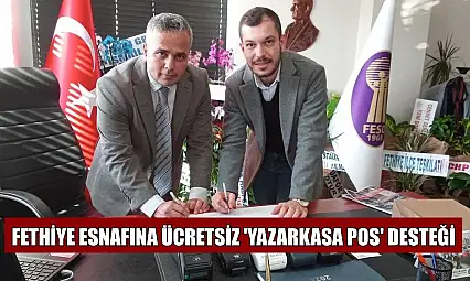 Fethiye esnafına ücretsiz 'Yazarkasa POS' desteği