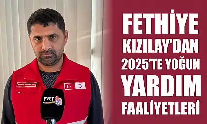Fethiye Kızılay'dan 2025'te yoğun yardım faaliyetleri