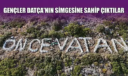 Gençler Datça'nın simgesine sahip çıktılar