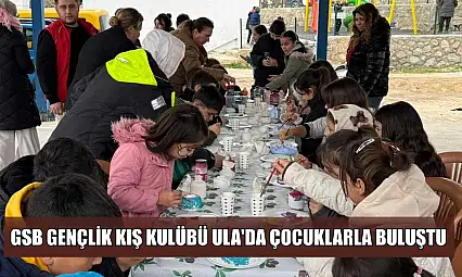 GSB Gençlik Kış Kulübü Ula'da çocuklarla buluştu